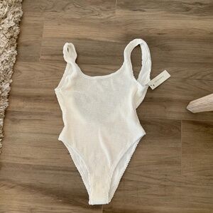 Francesca’s Textured Bodysuit  One Size